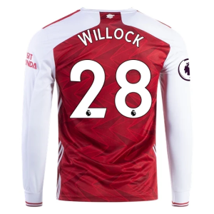 Arsenal Joe Willock Long Sleeve Home Jersey