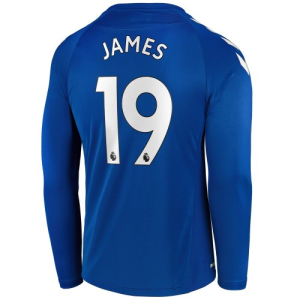 Everton James Rodriguez Home Long Sleeve Jersey