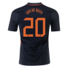 Netherlands Donny van de Beek Away Jersey Euro