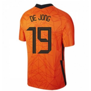 Netherlands Luuk de Jong Home Jersey Euro