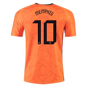 Netherlands Memphis Depay Home Jersey Euro