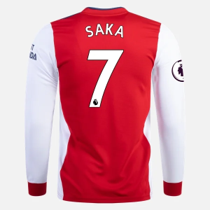 Günstige Fußballtrikots Arsenal Bukayo Saka 7 Heim Trikot Home 2021/22 – Langarm