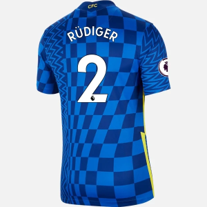 Günstige Fußballtrikots Chelsea Antonio Rudiger 2 Heim Trikot Home  2021/22 – Kurzarm