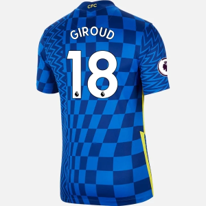 Günstige Fußballtrikots Chelsea Olivier Giroud 18 Heim Trikot Home  2021/22 – Kurzarm