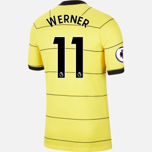 Günstige Fußballtrikots Chelsea Timo Werner 11 Auswärts Trikot Away  2021/22 – Kurzarm